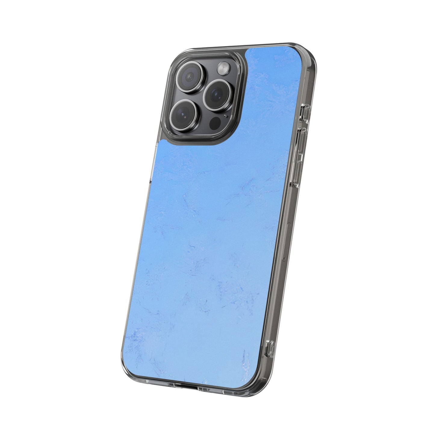 Clear Phone Case – Azure Fade