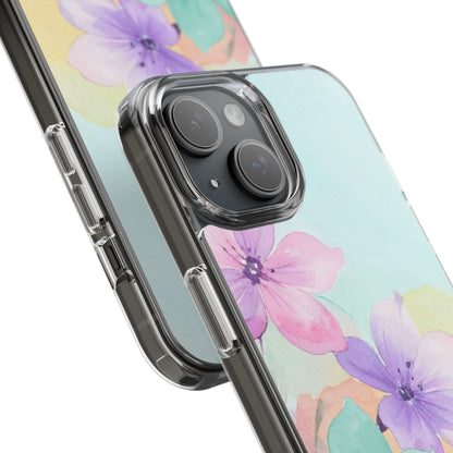 Clear Phone Case – Water Petal