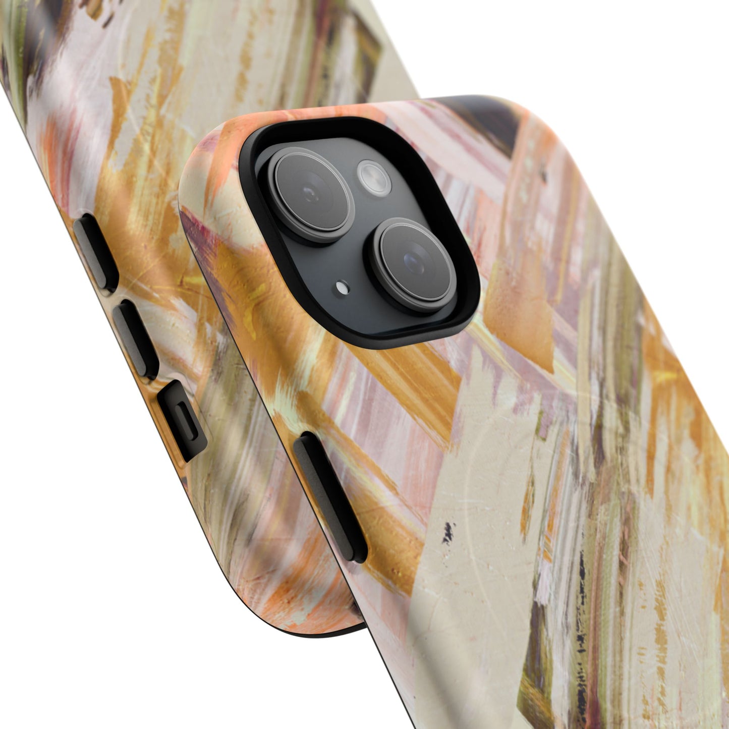 Protective Magnetic Phone Case – Brush & Bronze