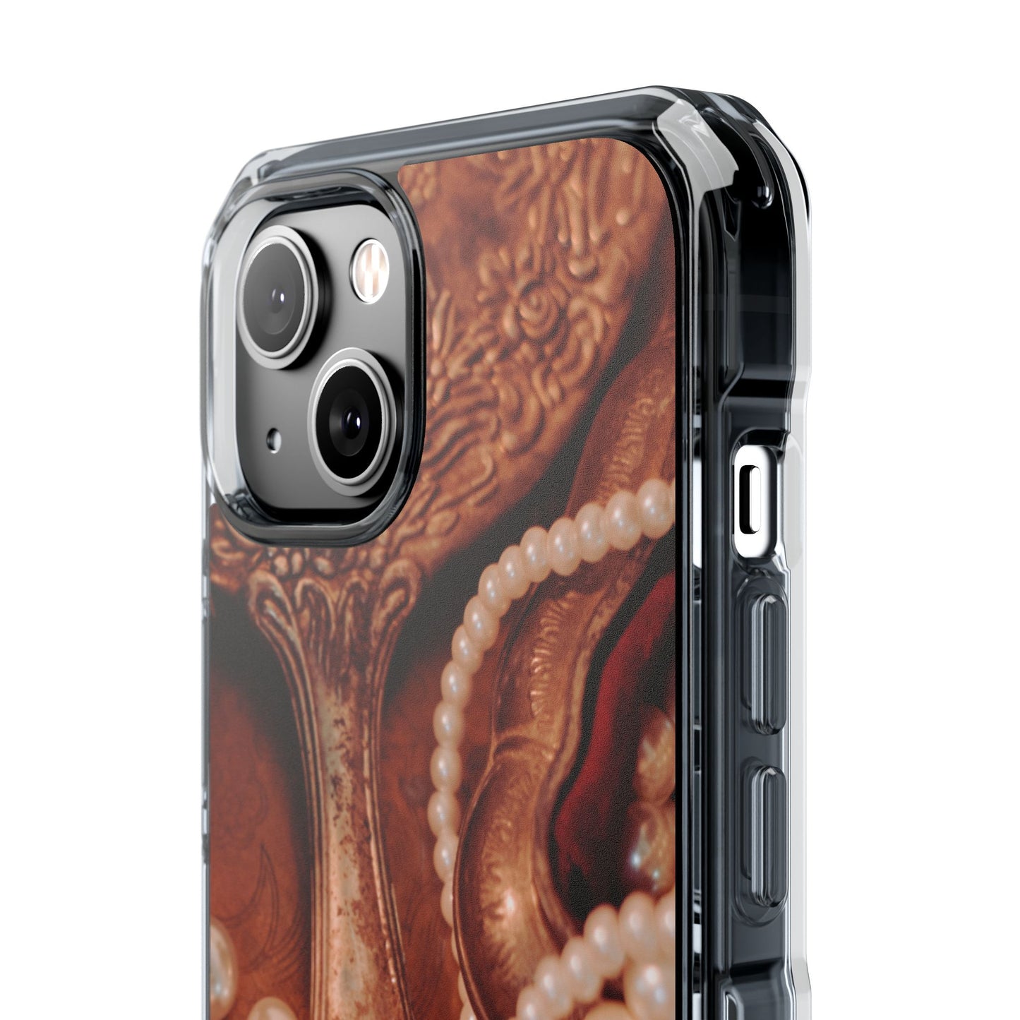 Clear Magnetic Phone Case – Bronze Vanity