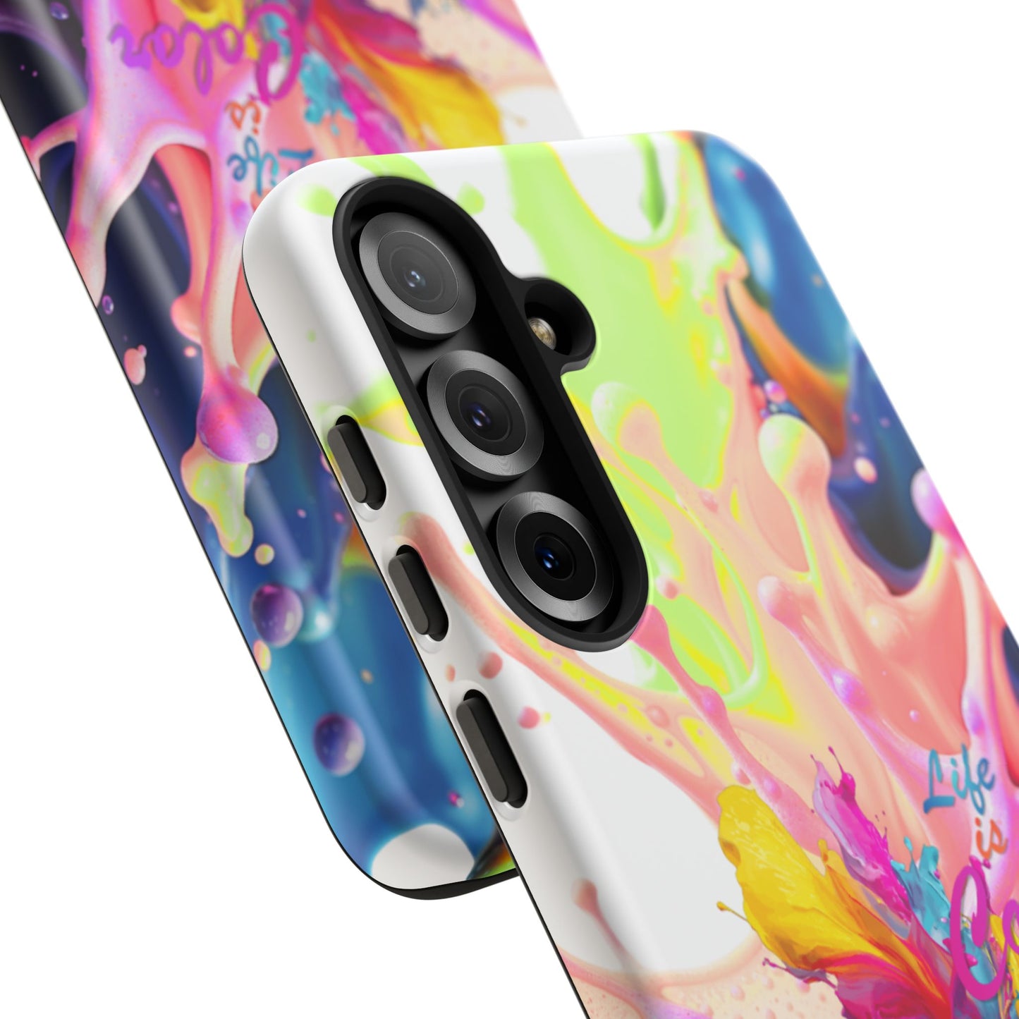 Color Splash Phone Case — “Life in Color” Protective Tough Case