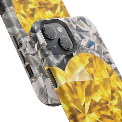 Wireless-Charging Compatible Case – Heart of Gold
