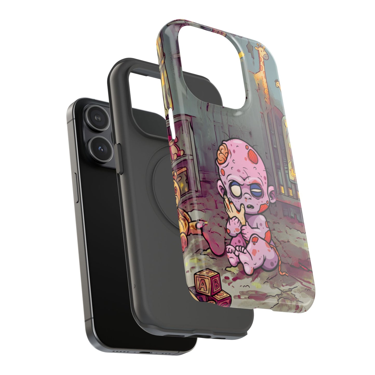 Zombie Baby Phone Case — Cute Creepy Impact-Resistant iPhone Case