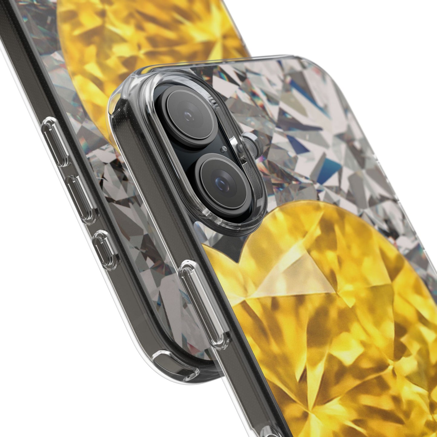 Clear Phone Case – Heart of Gold