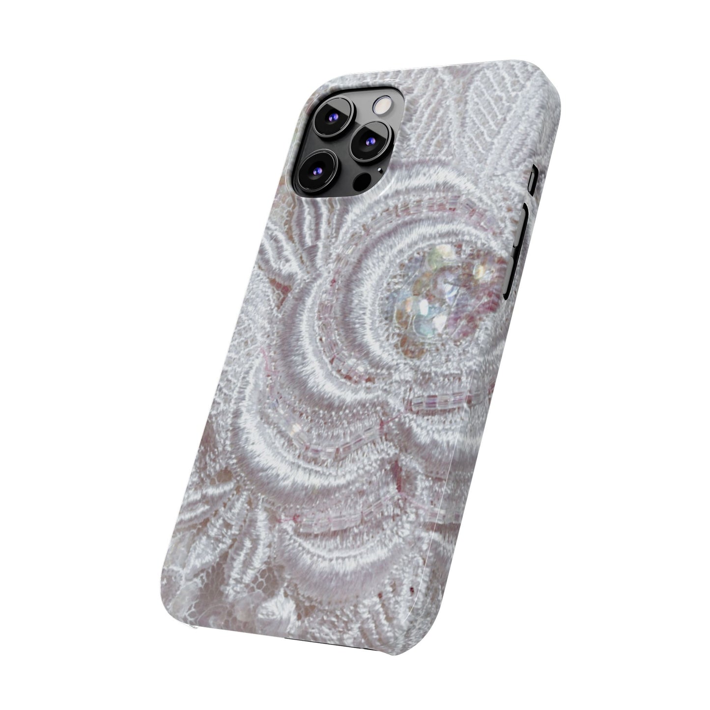 Slim Phone Case – Lace Veil