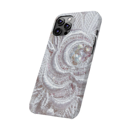 Slim Phone Case – Lace Veil