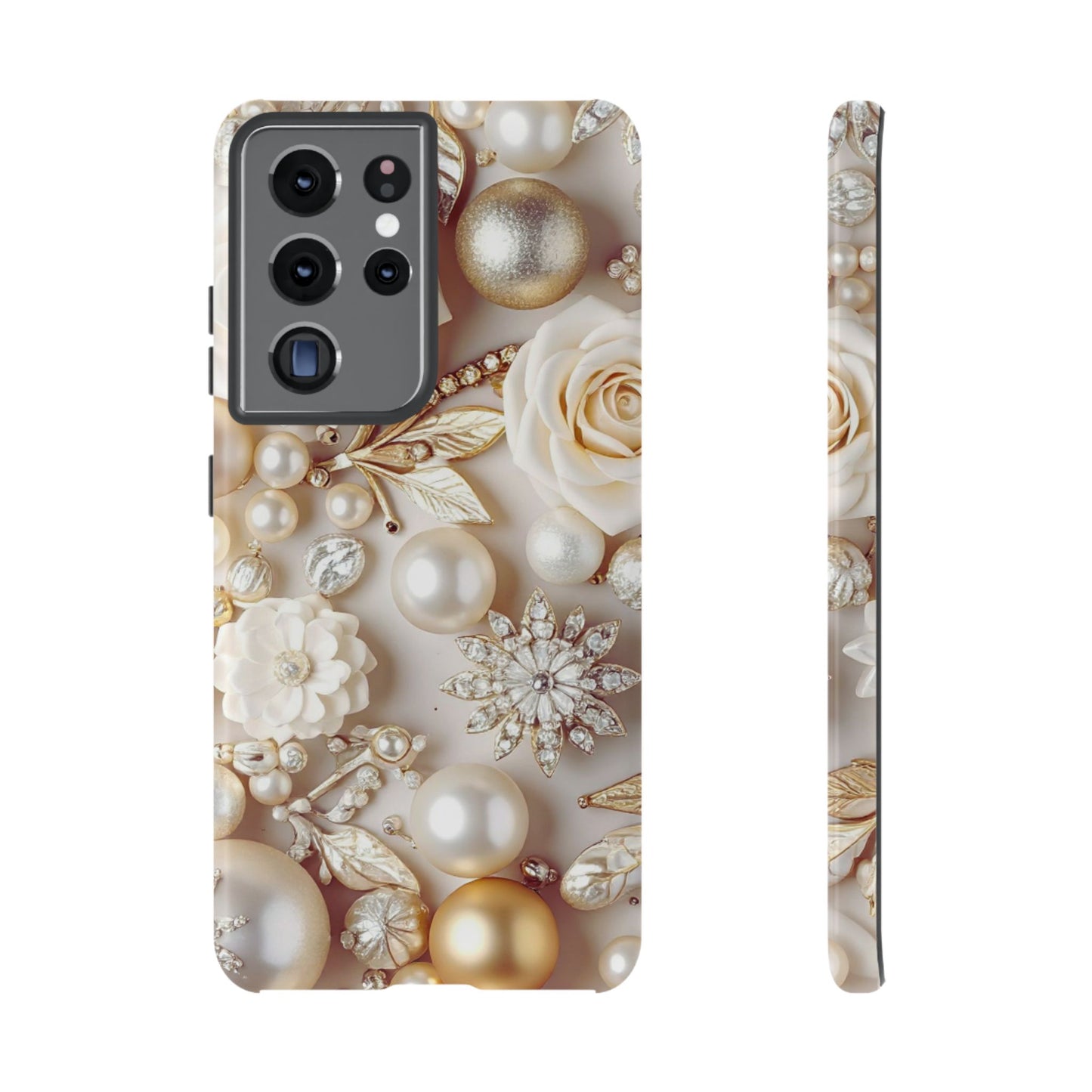 Protective Phone Case – Ivory Opulence