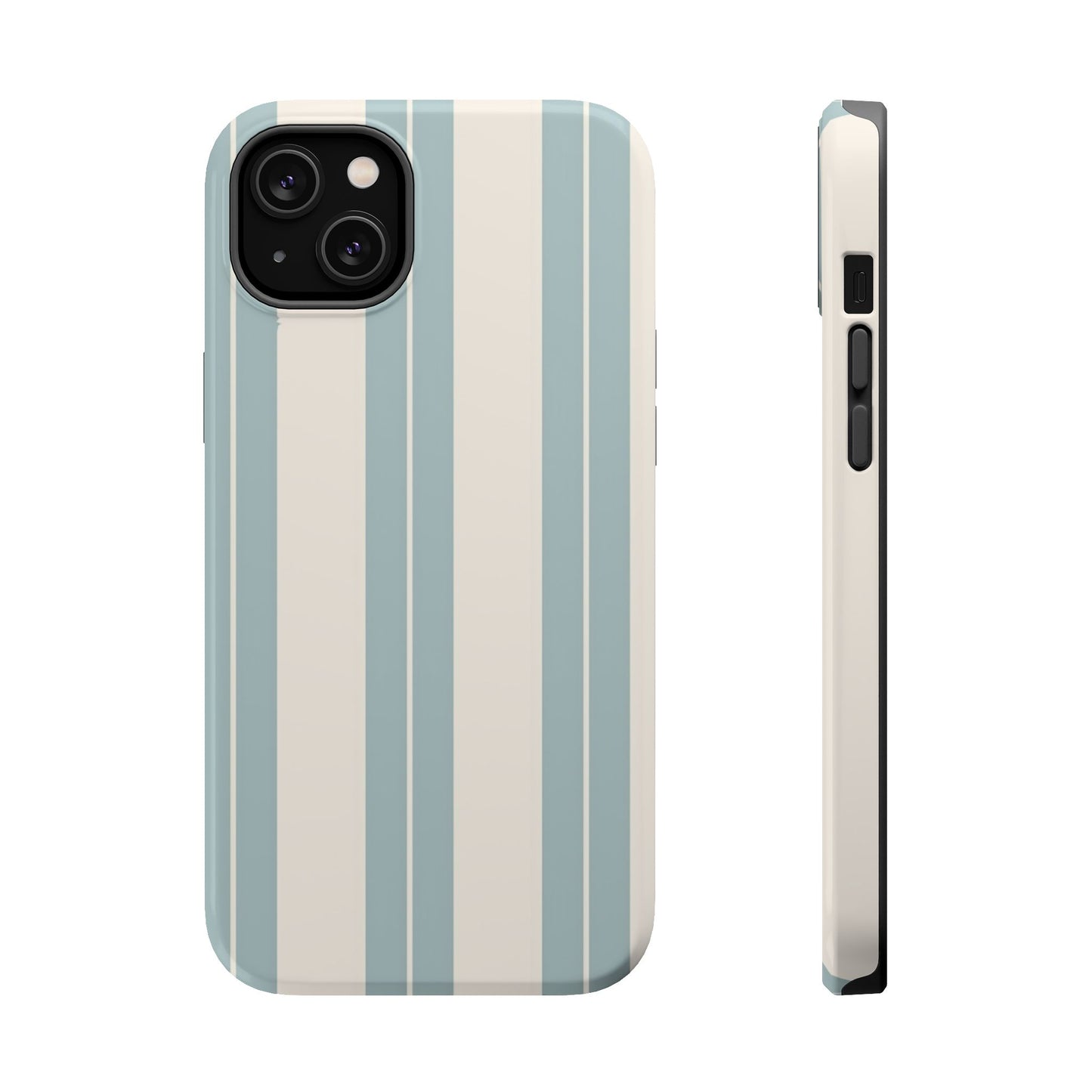 Wireless-Charging Compatible Case – Coastal Stripe