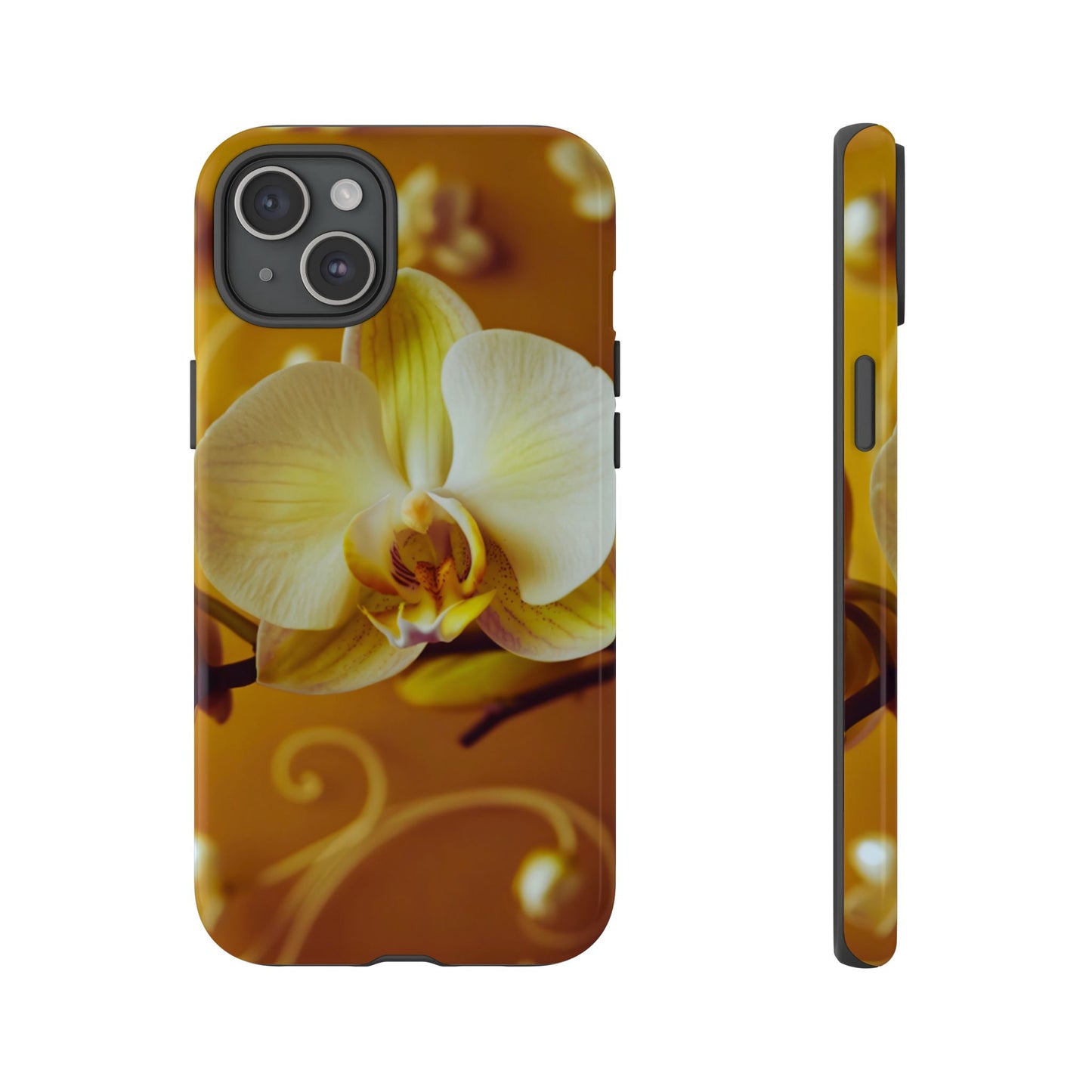 Protective Phone Case – Amber Orchid