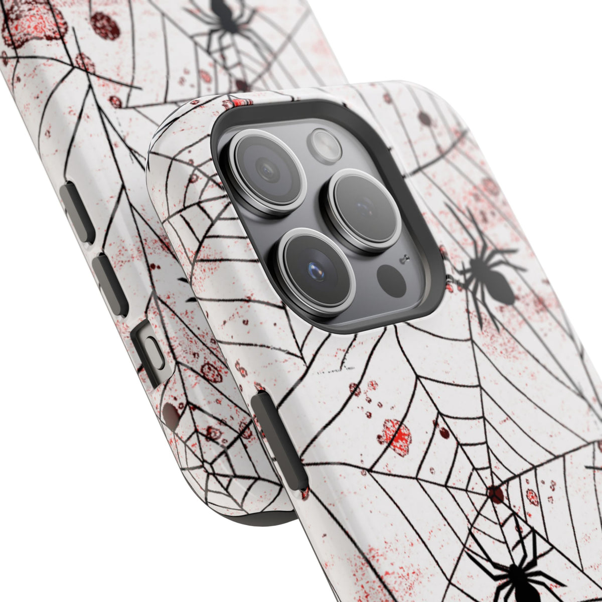 Impact-Resistant Phone Case – Blood Web