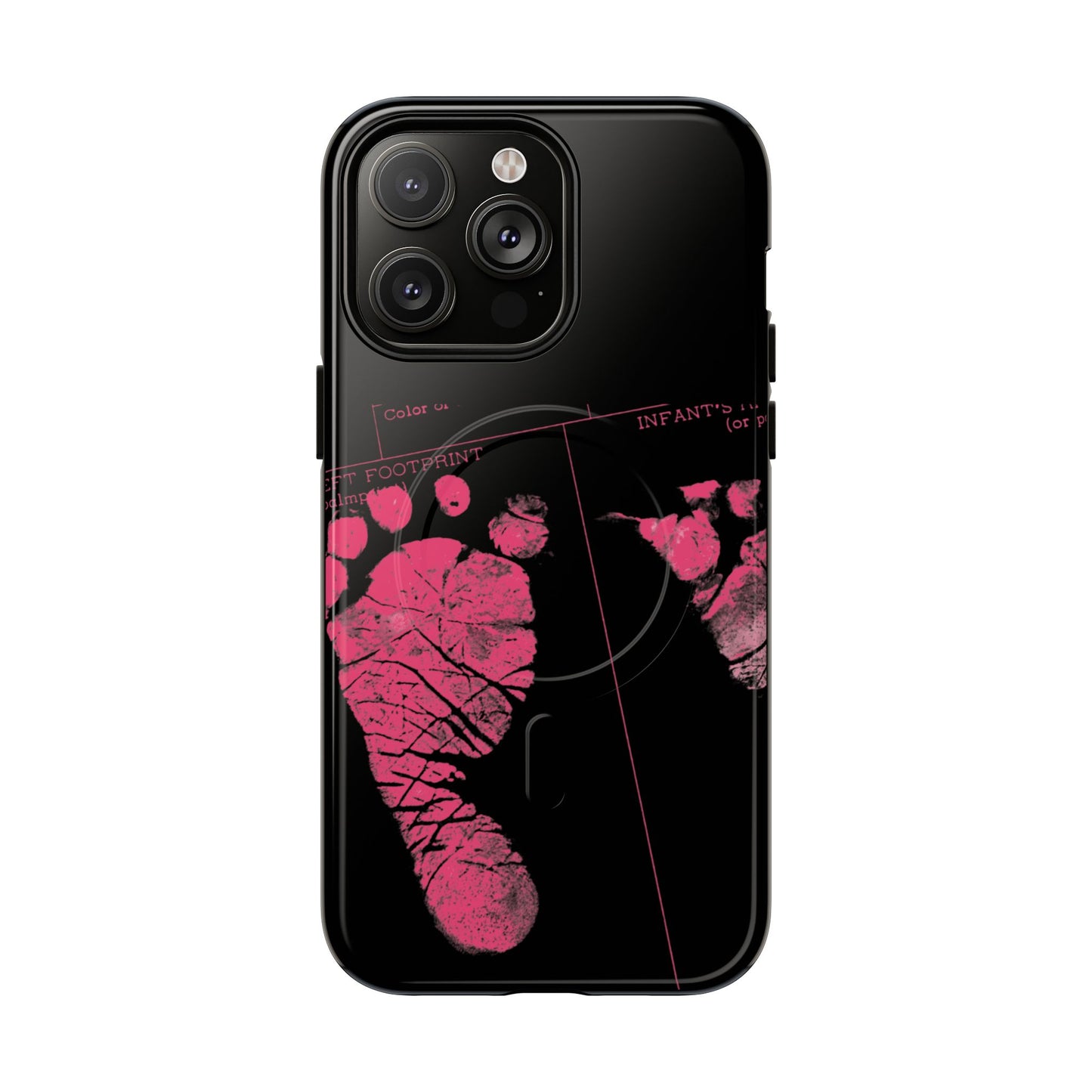Protective Magnetic Phone Case – Mom’s Little Pink Footprints