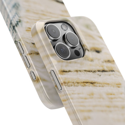Slim Phone Case – Woven Warmth