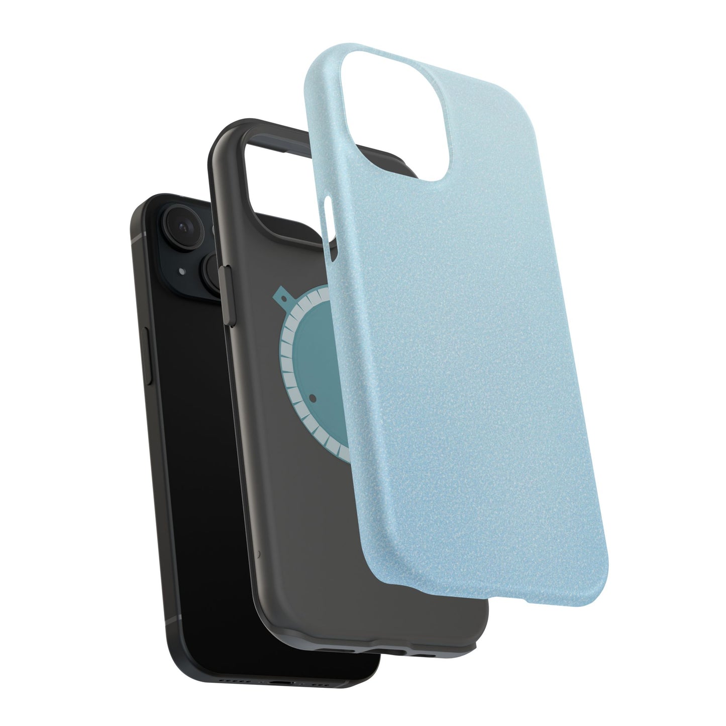 Wireless-Charging Compatible Case – Blue Whisper