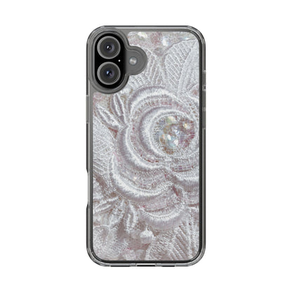 Clear Phone Case – Lace Veil