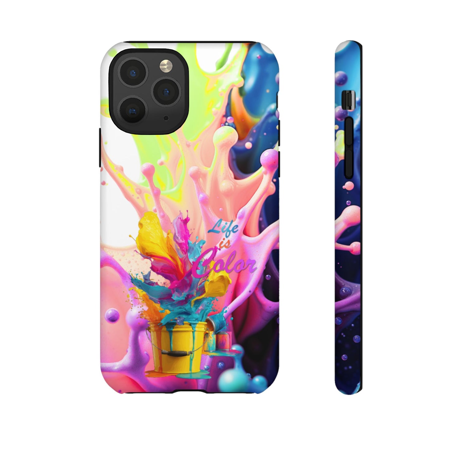 Color Splash Phone Case — “Life in Color” Protective Tough Case