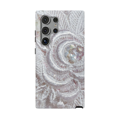 Impact-Resistant Phone Case – Lace Veil
