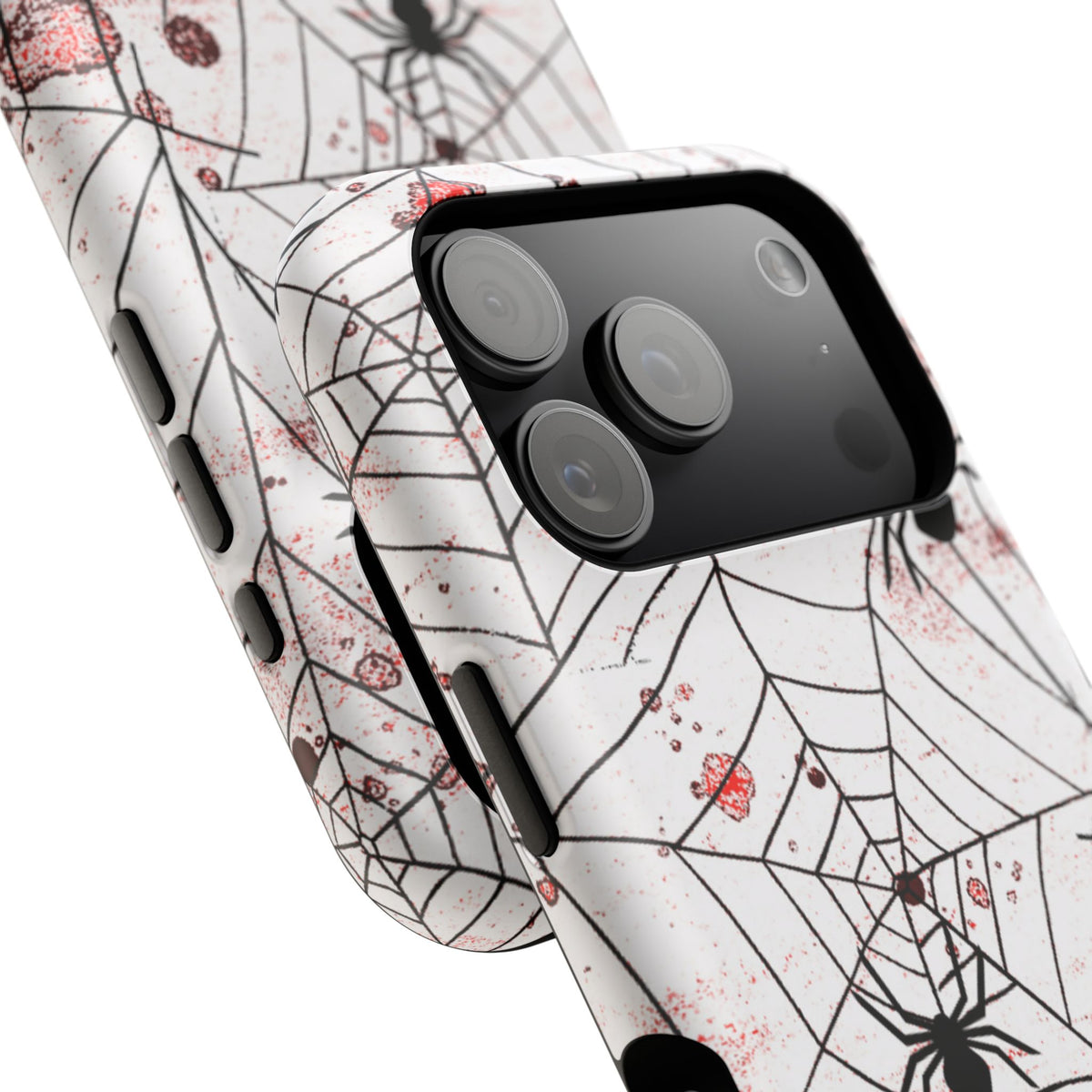 Impact-Resistant Phone Case – Blood Web