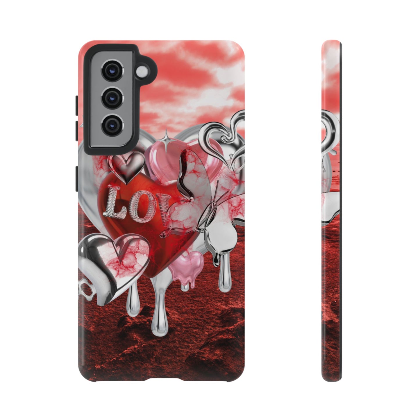 Protective Phone Case – Chrome Love