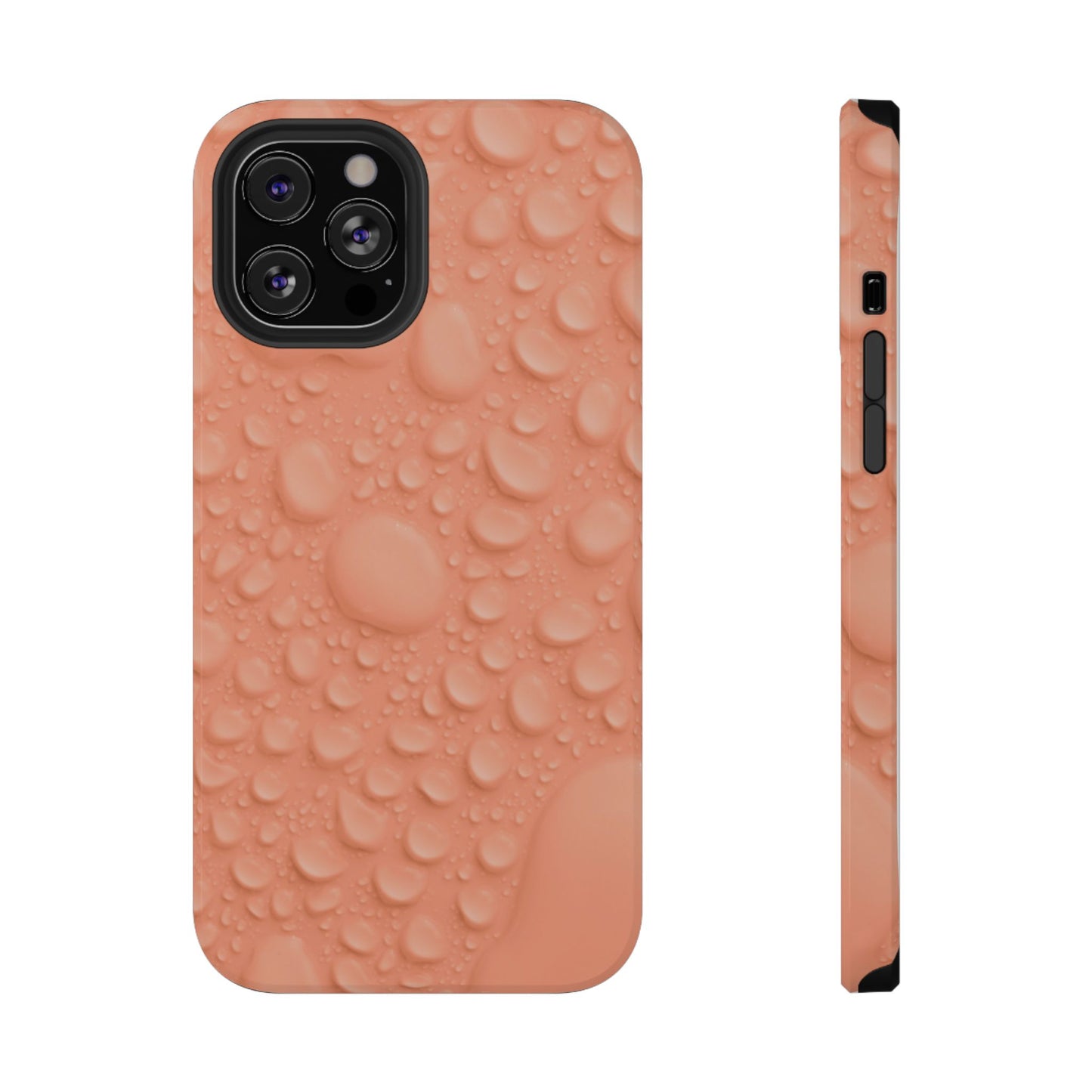 Impact-Resistant Phone Case – Apricot Rain