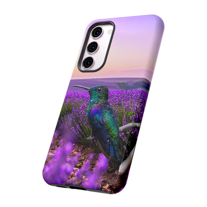 Protective Phone Case – Hummingbird Reverie