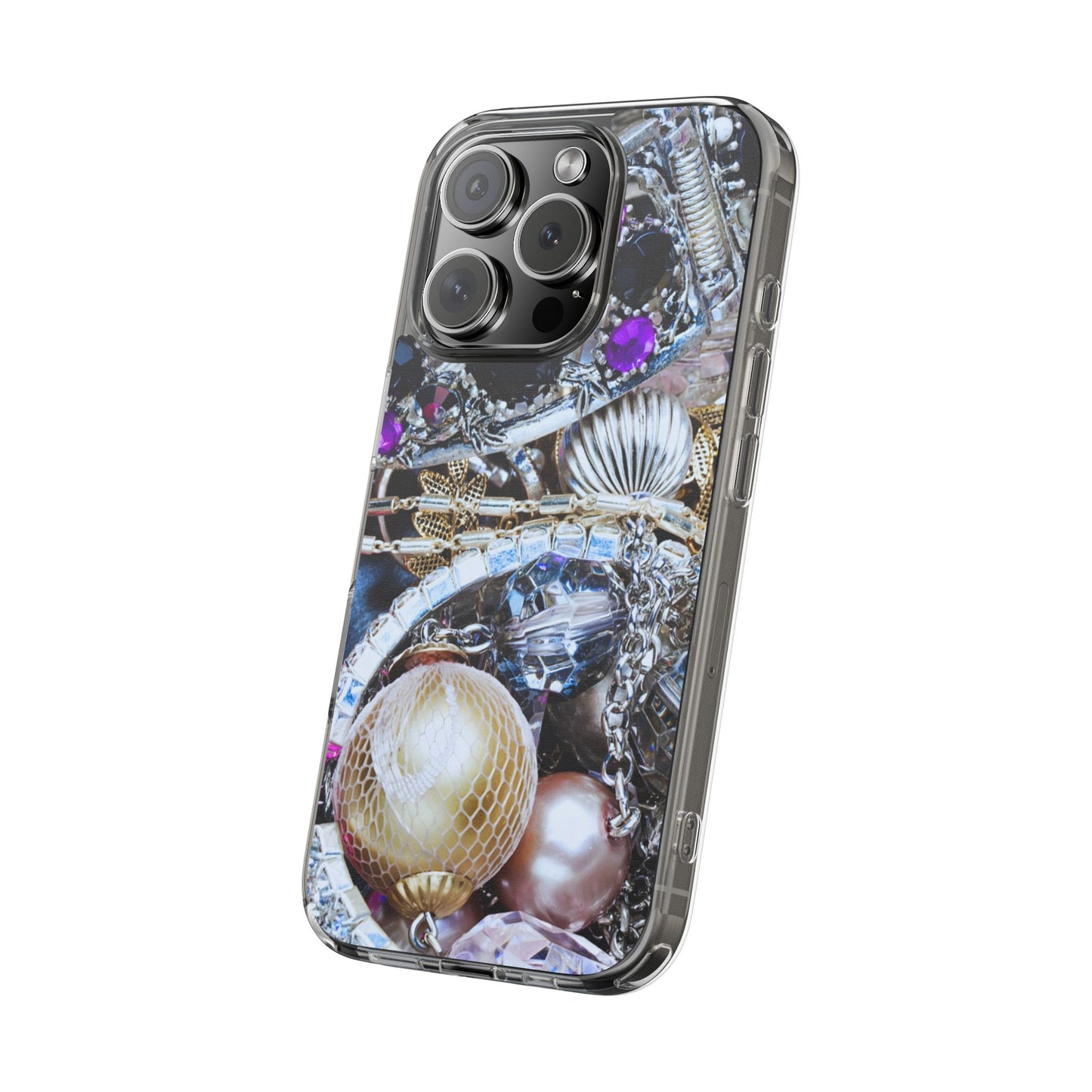 Clear Phone Case – Chrome Jewel