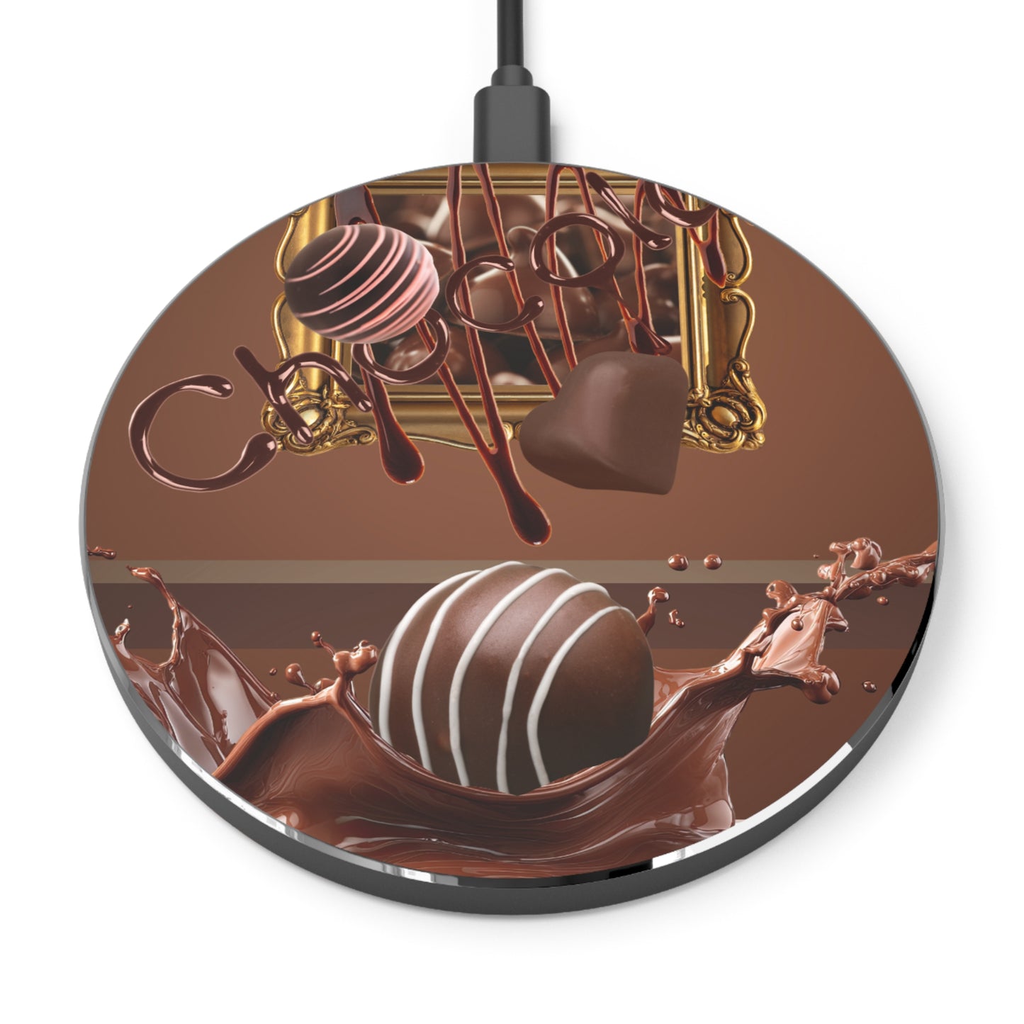 Wireless Charger – Chocolate Truffle
