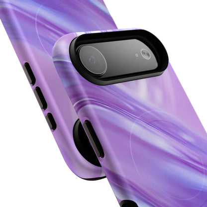 Protective Magnetic Phone Case – Lavender Wave