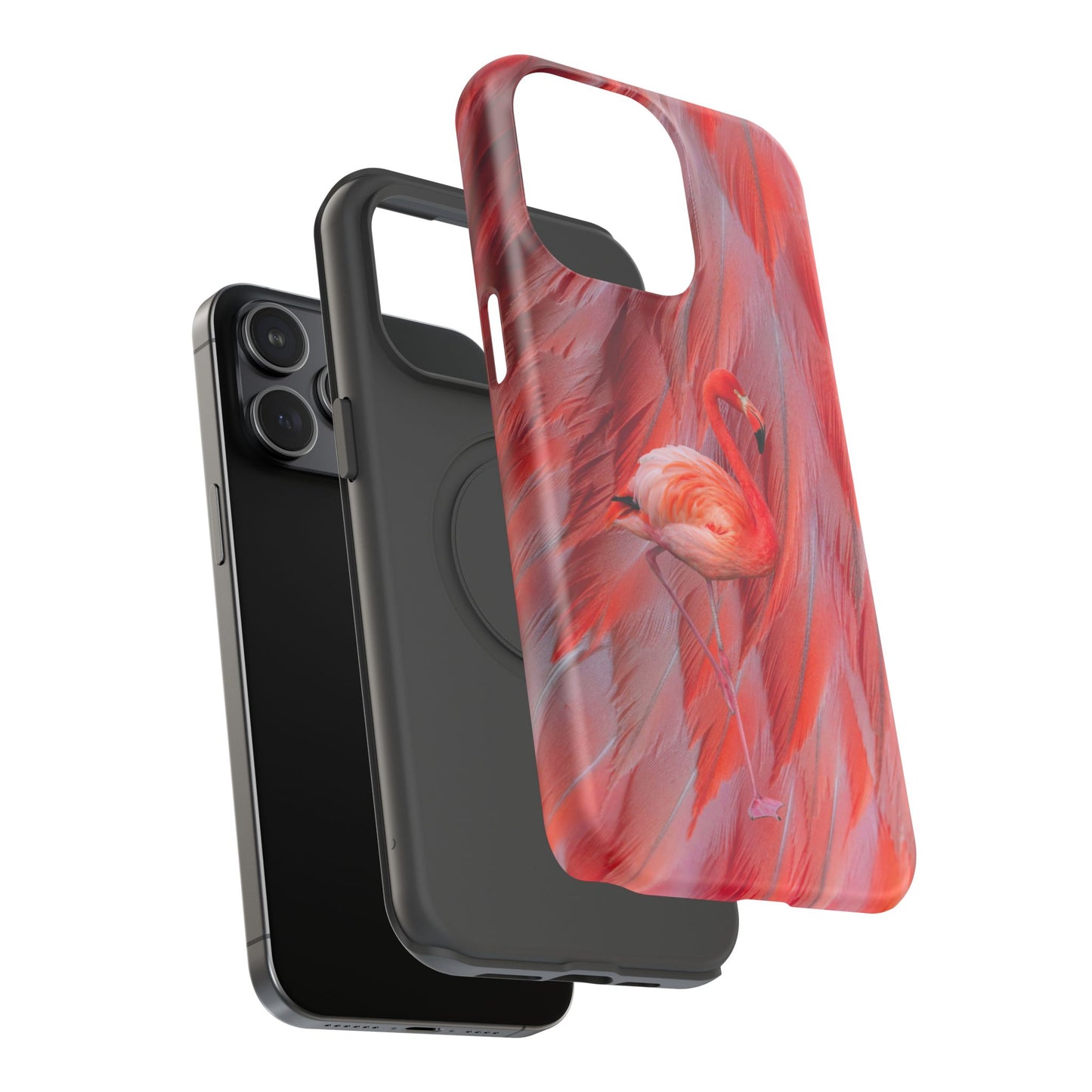 Impact-Resistant Phone Case – Scarlet Plume