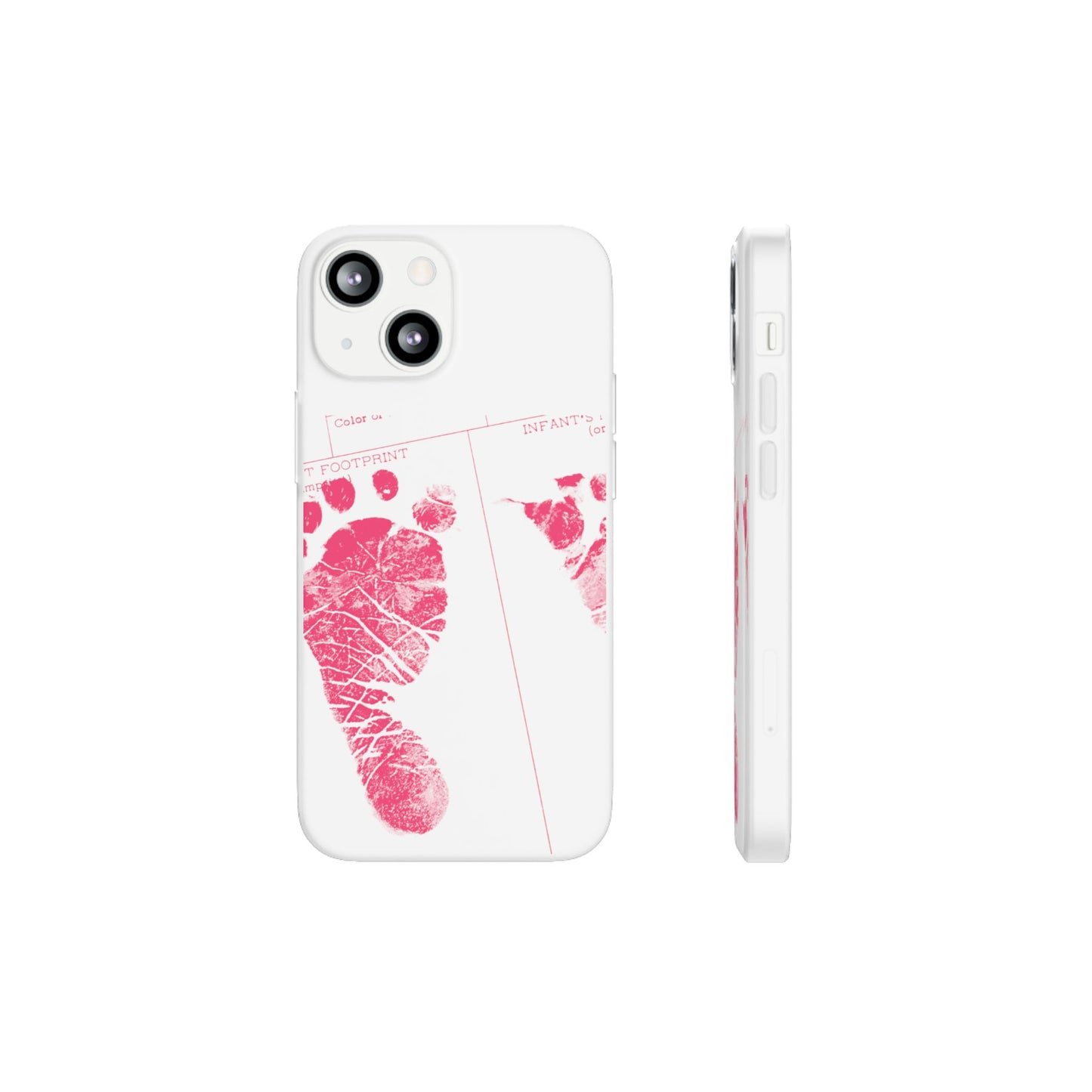 Flexi Case – Mom’s Little Pink Footprints