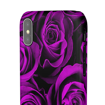 Snap Phone Case – Amethyst Roses