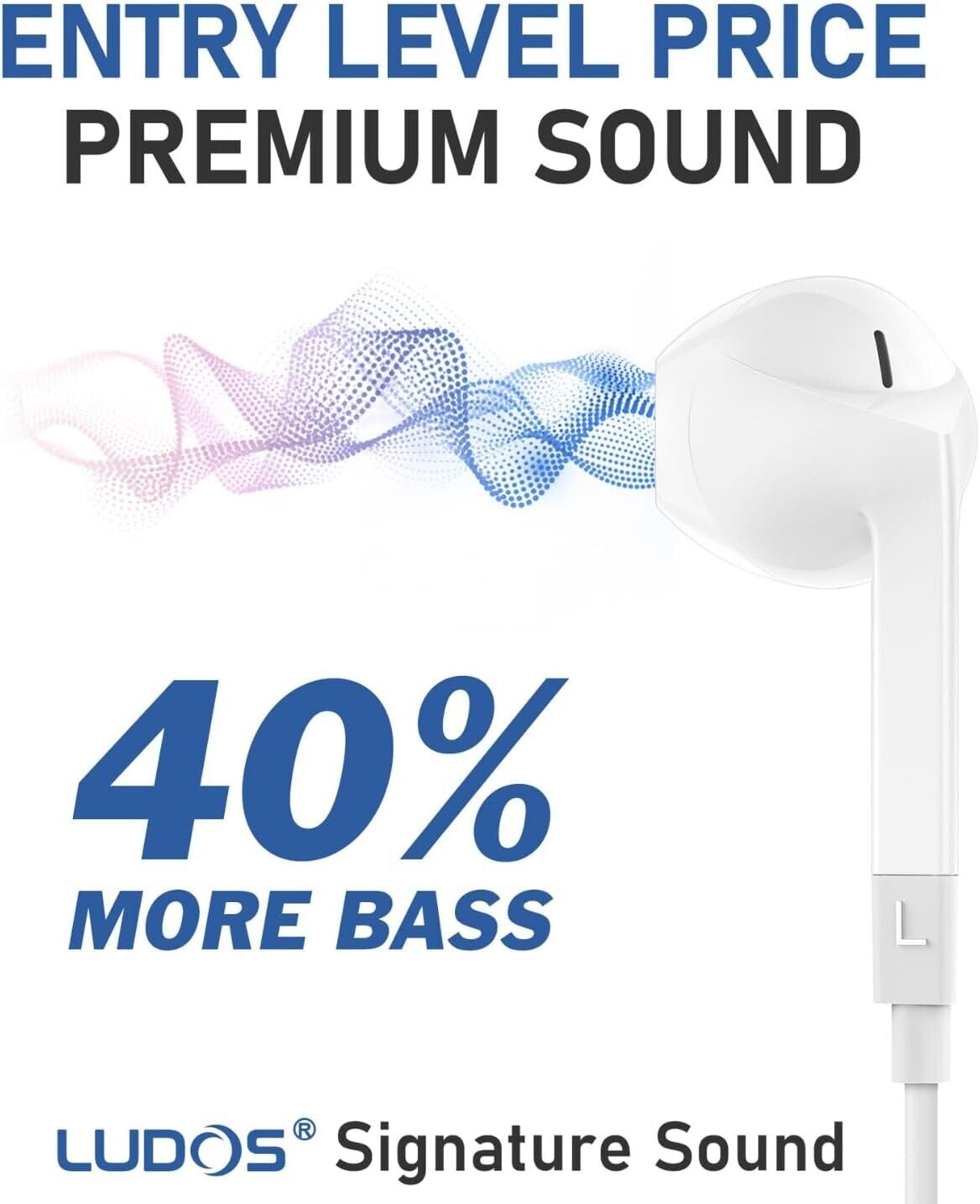 Wired Earbuds In-Ear Headphones,Ear