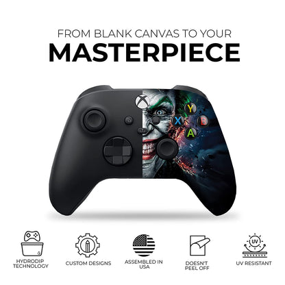 Jokkker Custom X-Box Controller Wireless Compatible with X-Box One/Series X/S Proudly Customized in USA with Permanent HYDRO-DIP Printing (NOT JUST a SKIN)