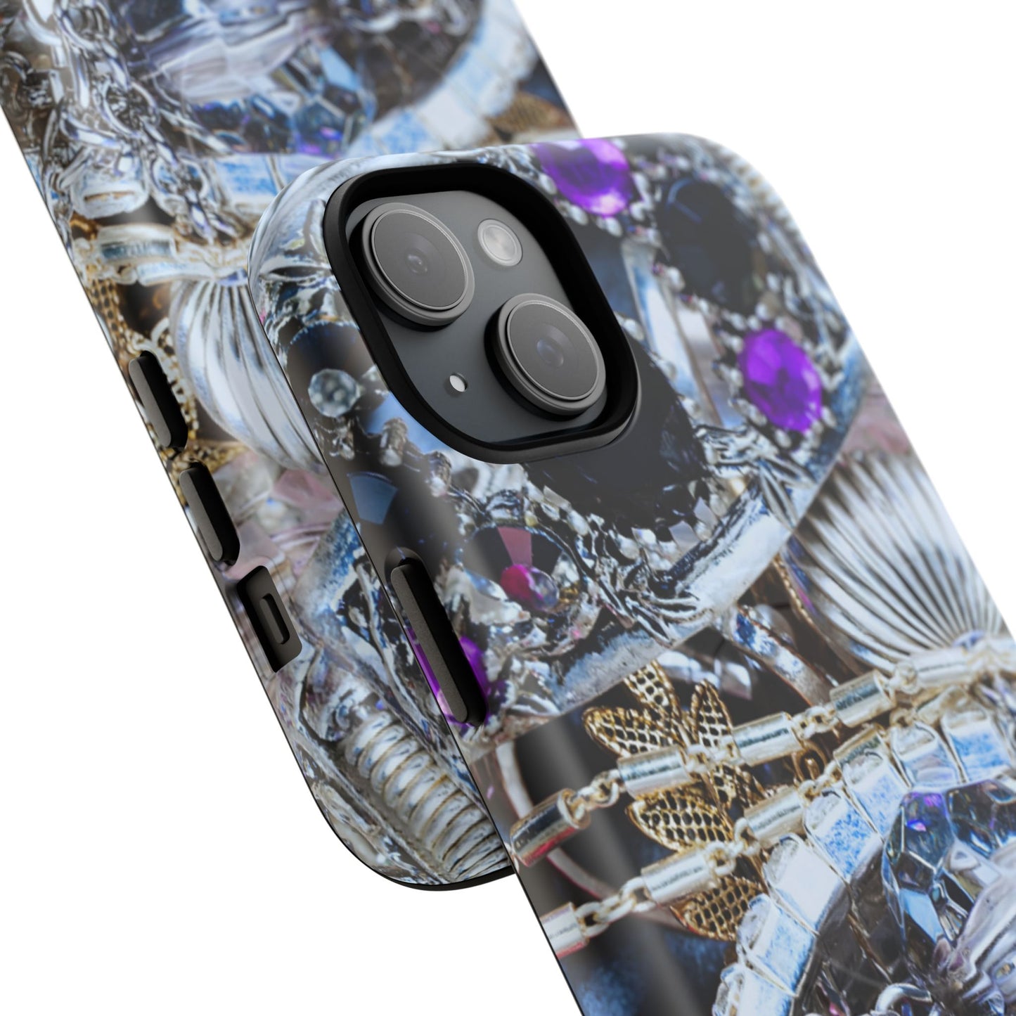 Protective Magnetic Phone Case – Chrome Jewel