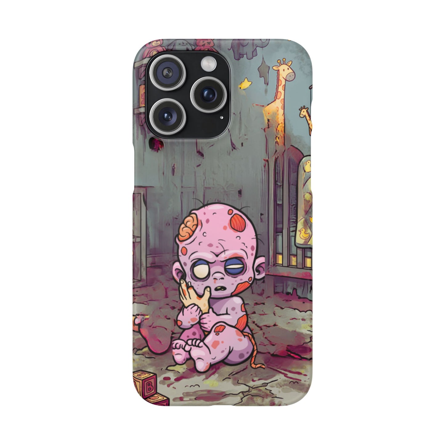 Phone Case — Creepy Cute Zombie Baby Nursery Design