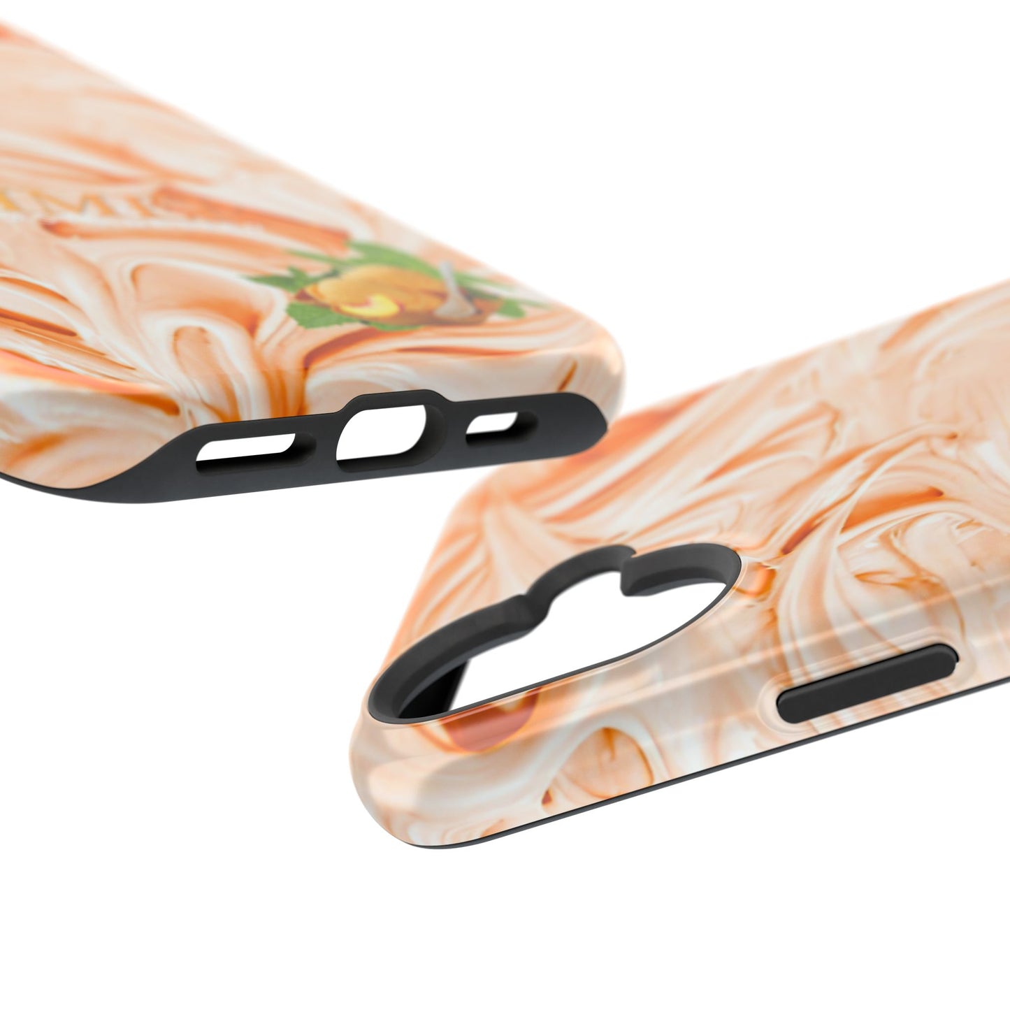 Impact-Resistant Phone Case – Peach Sorbet