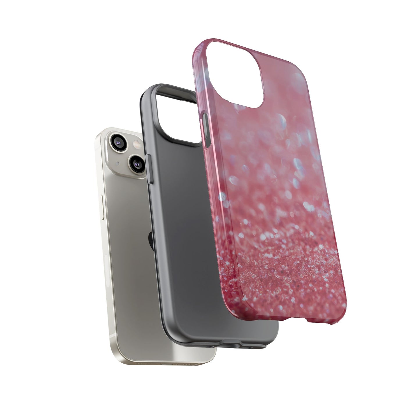 Protective Phone Case – Rosé Sparkle