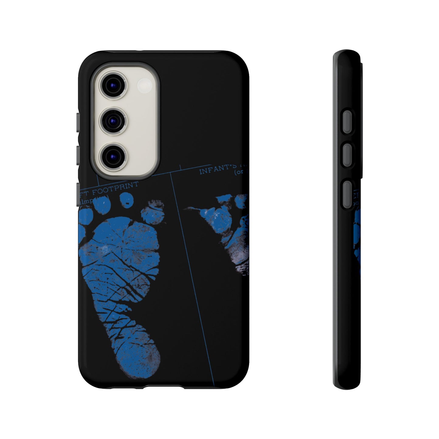 Protective Phone Case – Mom’s Little Blue Footprints