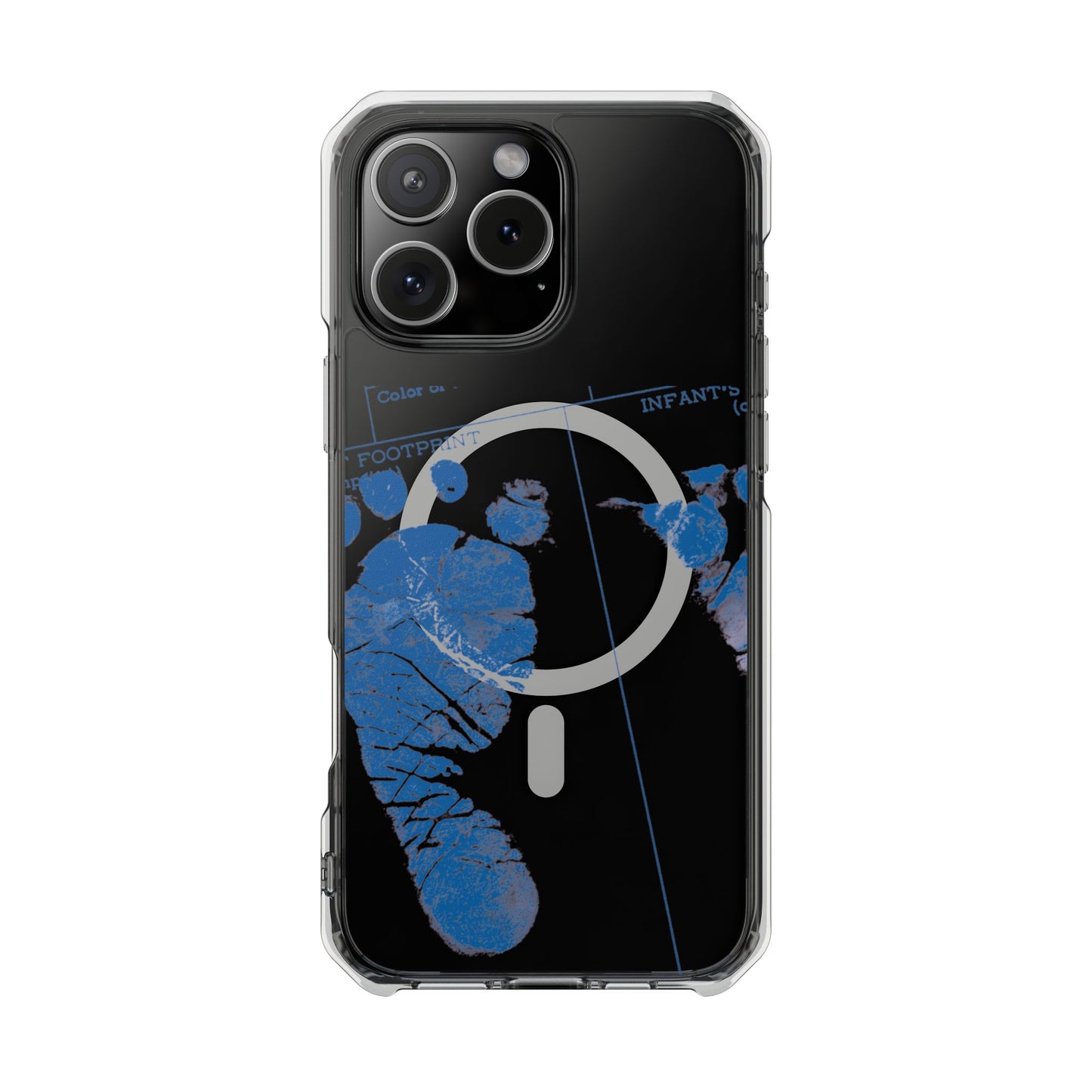 Clear Magnetic Phone Case – Mom’s Little Blue Footprints