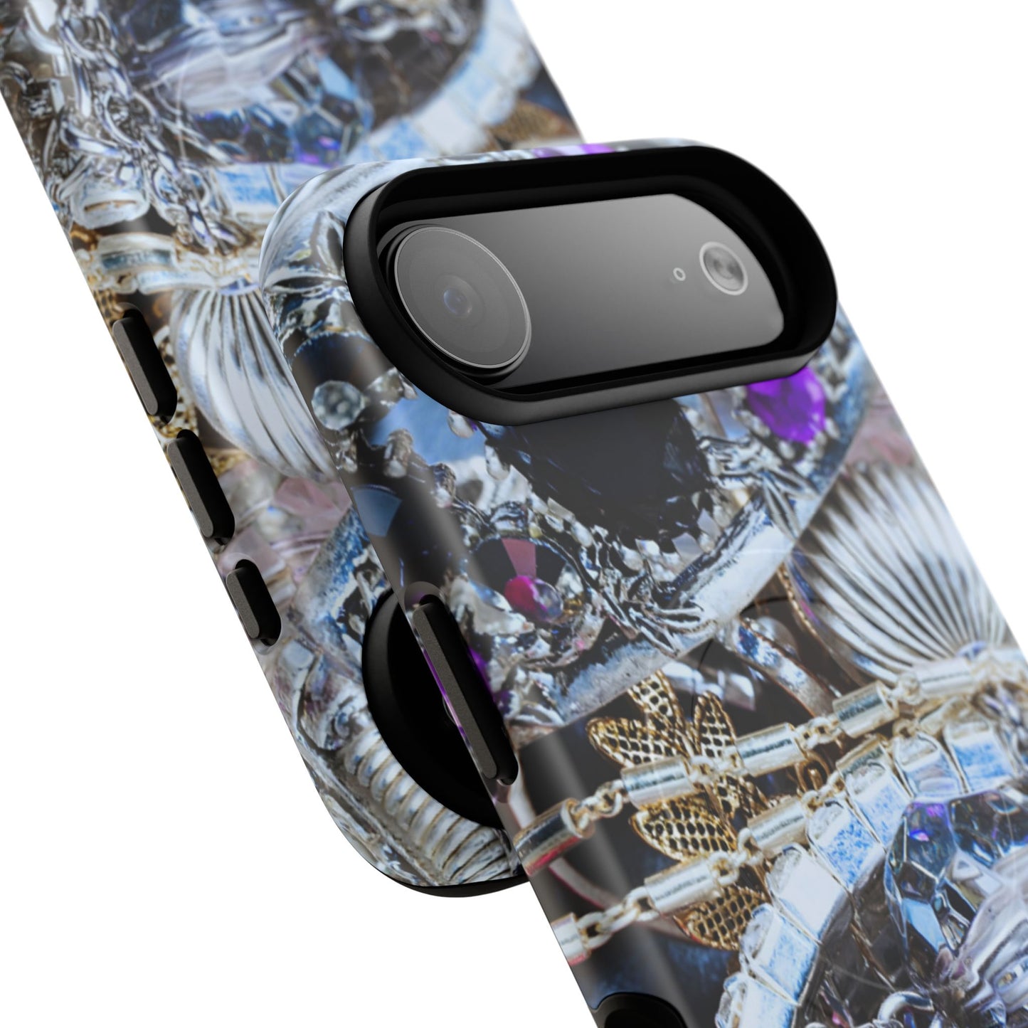Protective Magnetic Phone Case – Chrome Jewel