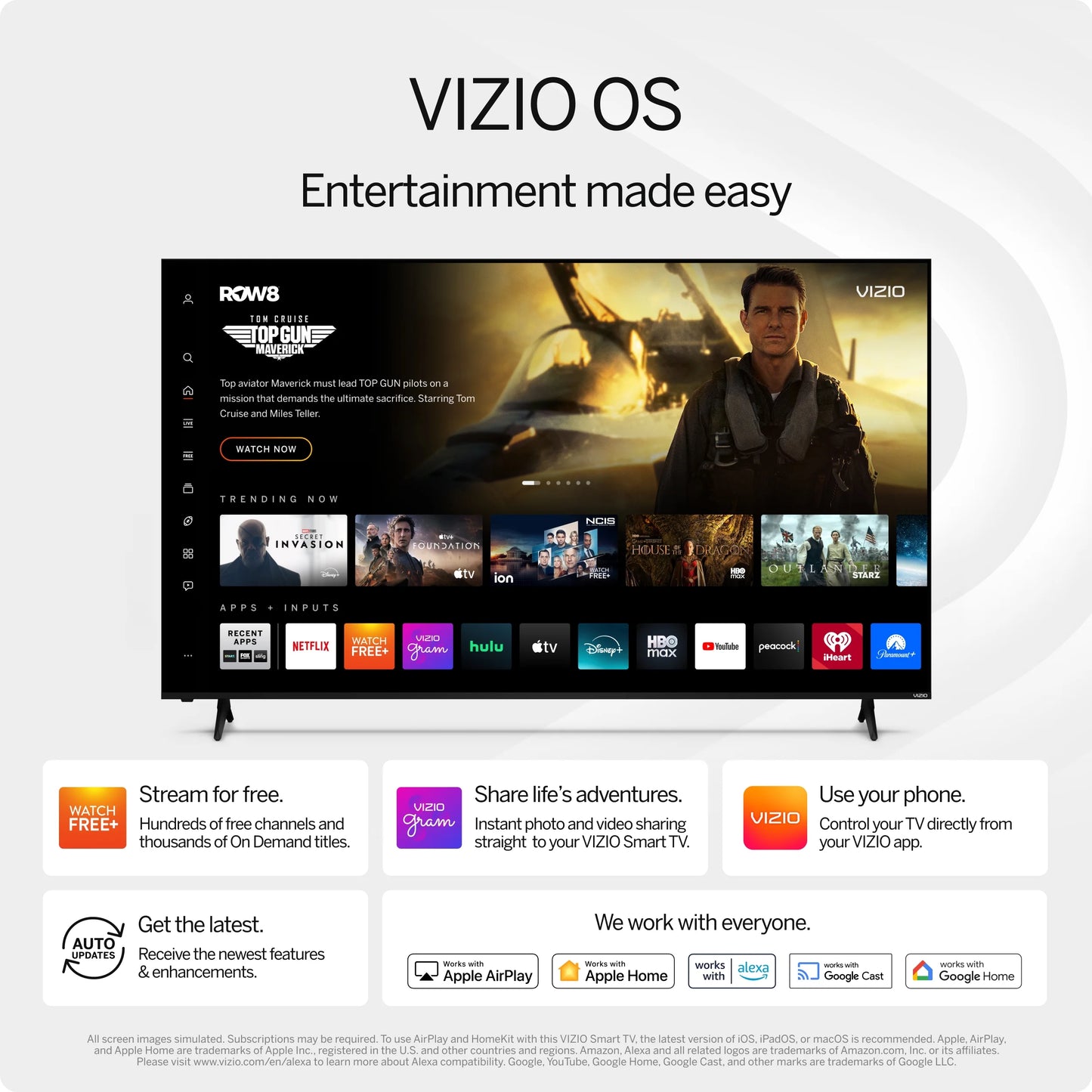 24” Class HD 720P LED Smart TV (VHD24M-08)