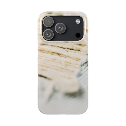 Slim Phone Case – Woven Warmth