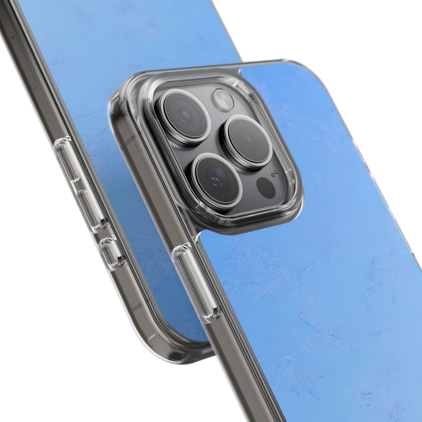 Clear Phone Case – Azure Fade