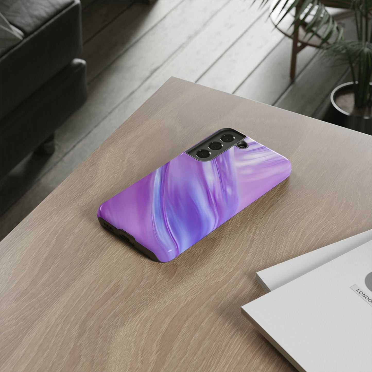 Protective Phone Case – Lavender Wave