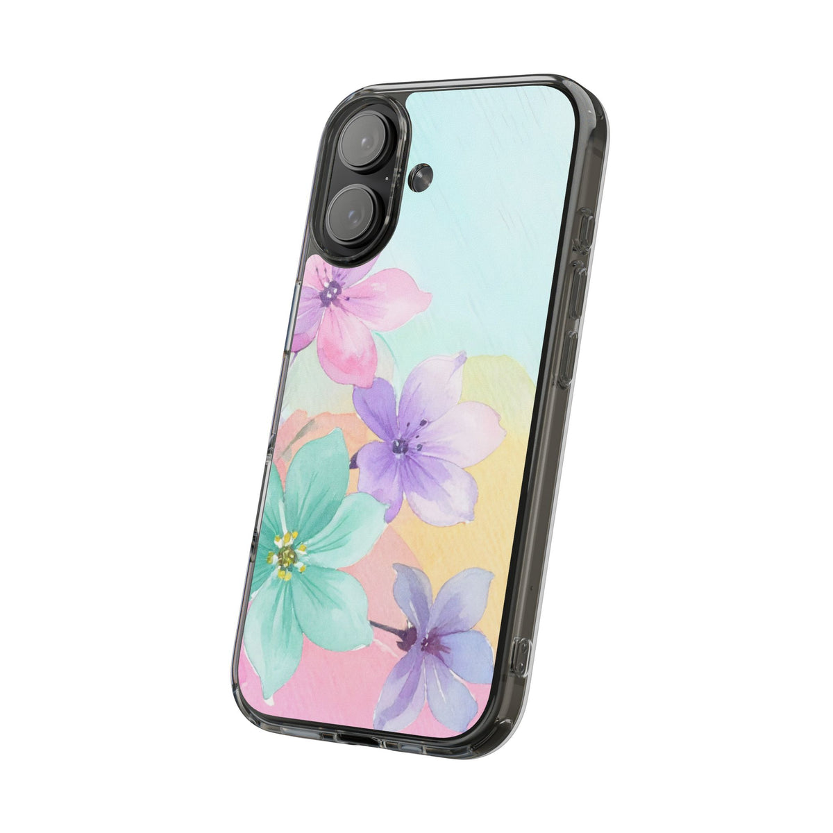 Clear Phone Case – Water Petal