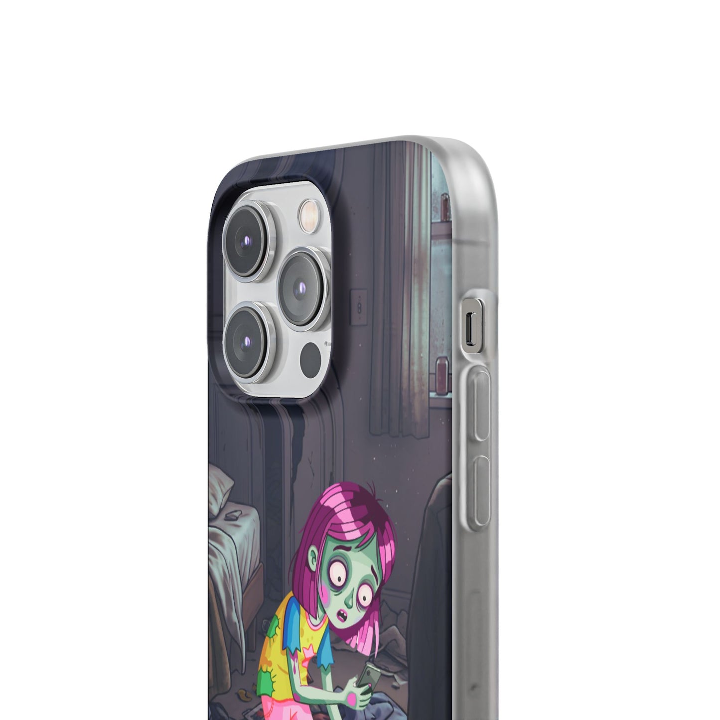Zombie Girl Phone Case — Cute Creepy Cartoon Phone Cover