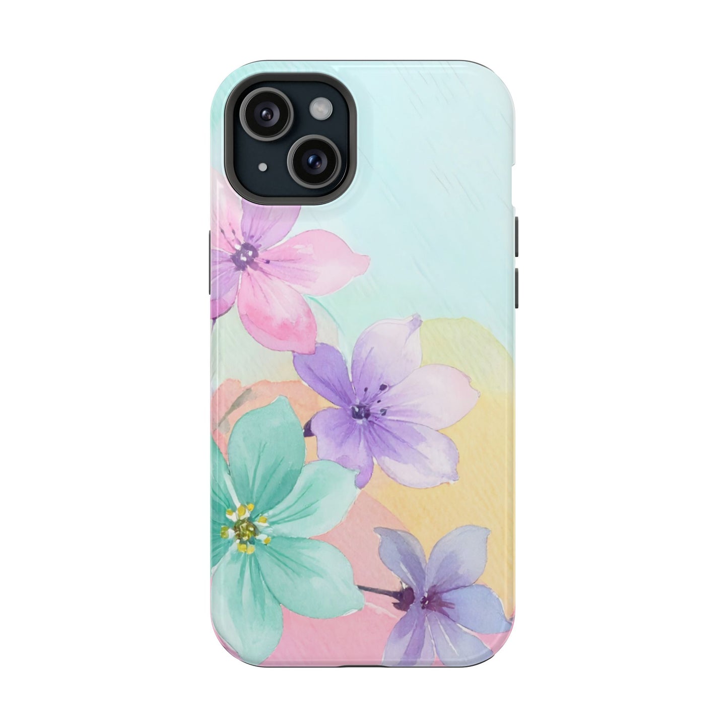 Wireless-Charging Compatible Case – Water Petal