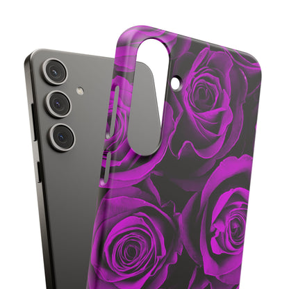 Snap Phone Case – Amethyst Roses