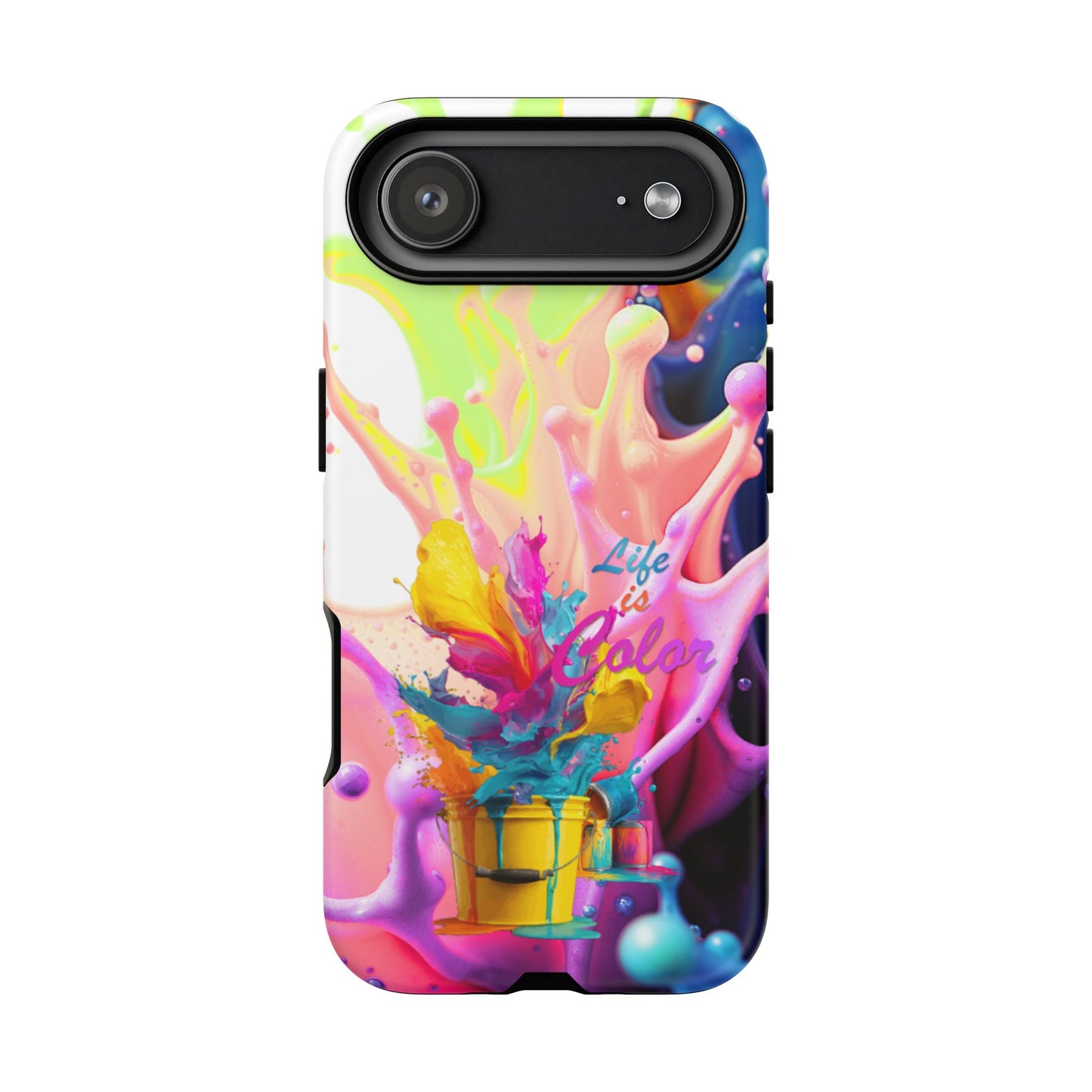 Color Splash Phone Case — “Life in Color” Protective Tough Case