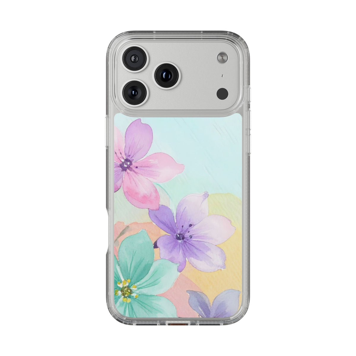 Clear Phone Case – Water Petal