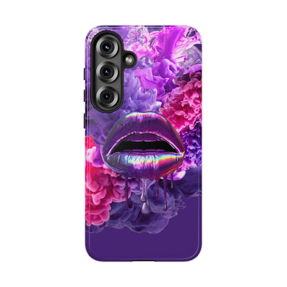 Protective Phone Case – Purple Haze Lips